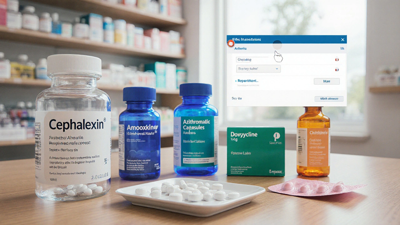 Cephalexin vs. Common Antibiotic Alternatives: A Side‑by‑Side Comparison