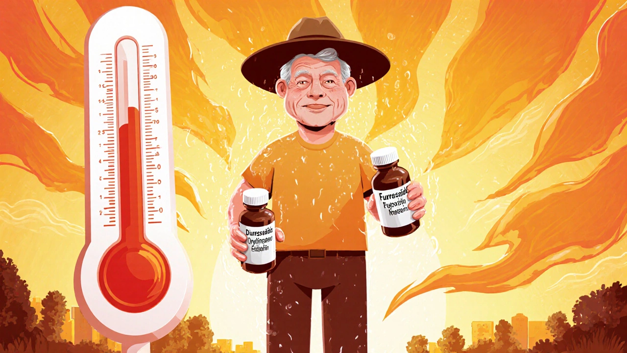 Heat Precautions for Diuretic and Anticholinergic Users