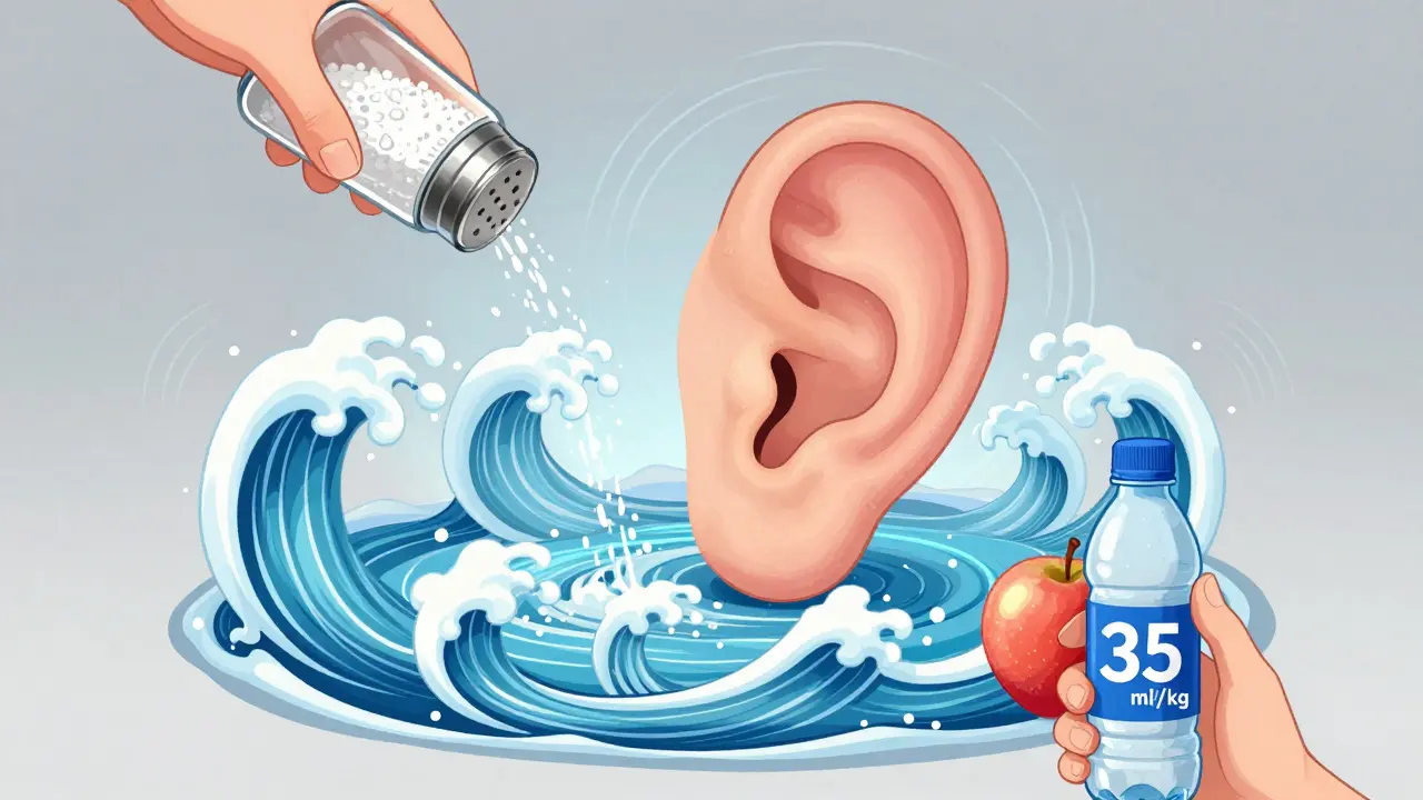 Meniere’s Diet: How Sodium Restriction and Fluid Balance Reduce Vertigo and Hearing Loss