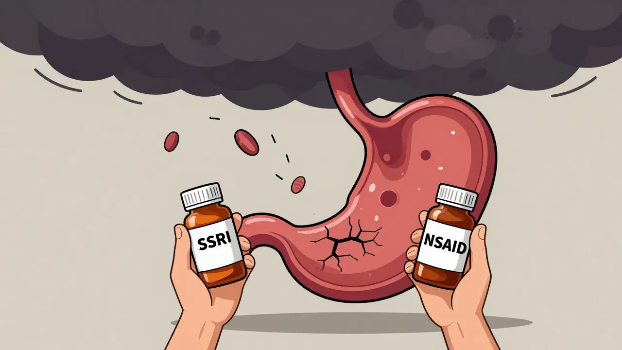 SSRIs with NSAIDs: How This Common Medication Combo Raises GI Bleeding Risk and What to Do