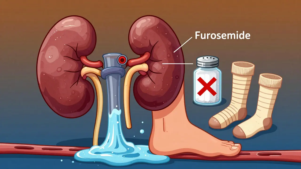 Edema in CKD: How Diuretics, Salt Restriction, and Compression Therapy Work Together